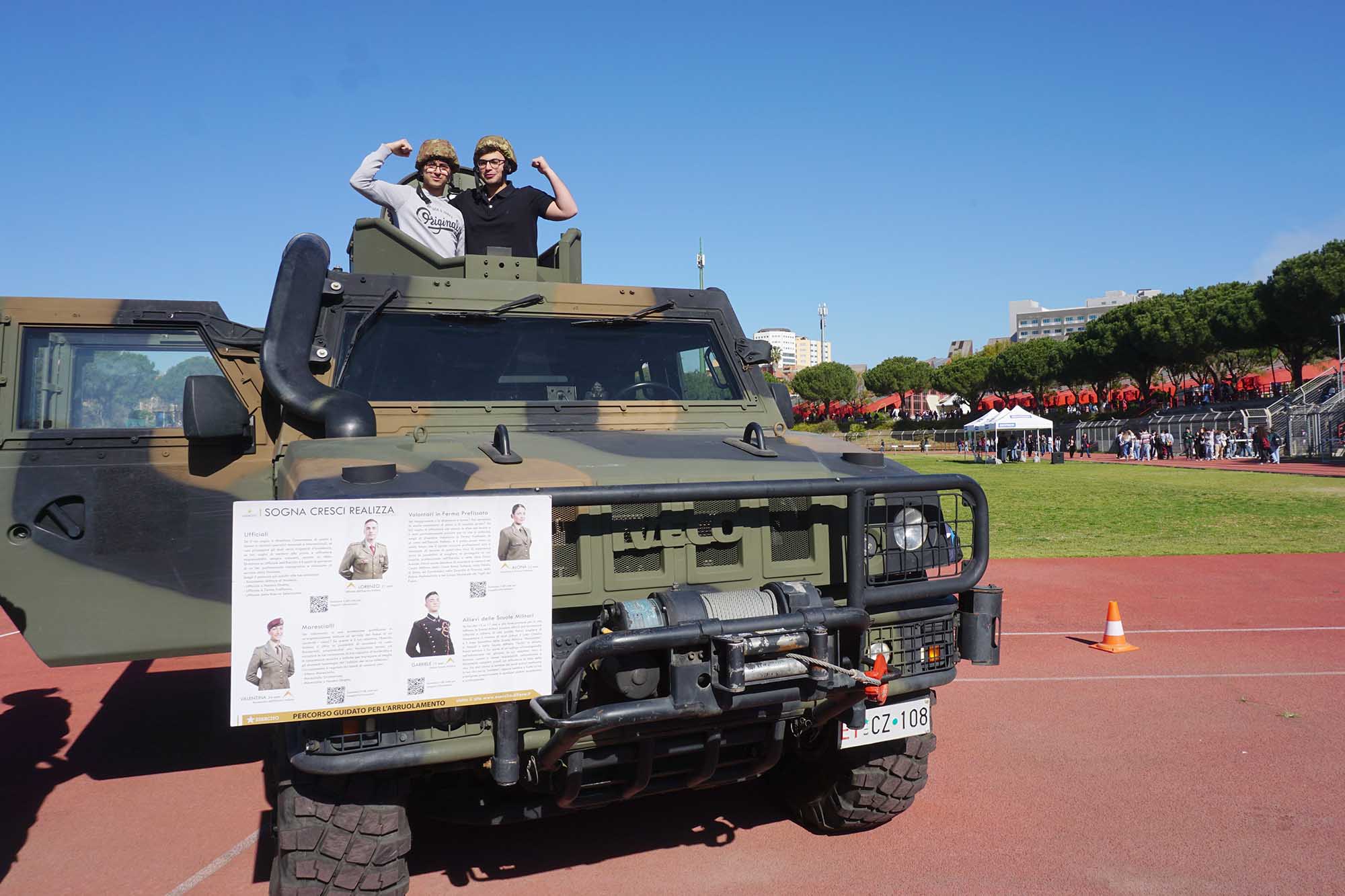 Salone dello Studente, la 'lince' dell'Esercito