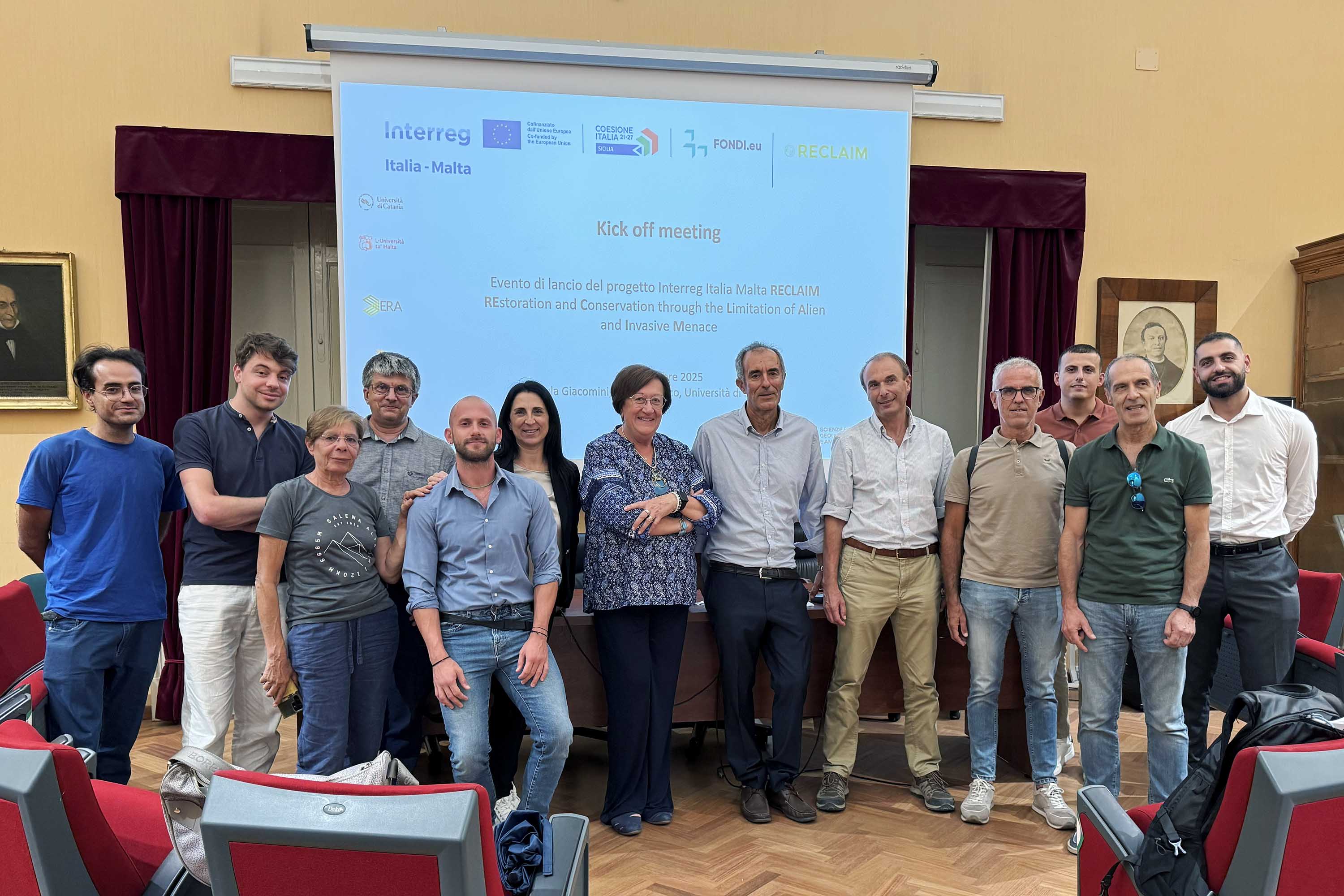 In foto i rappresentanti dei partner