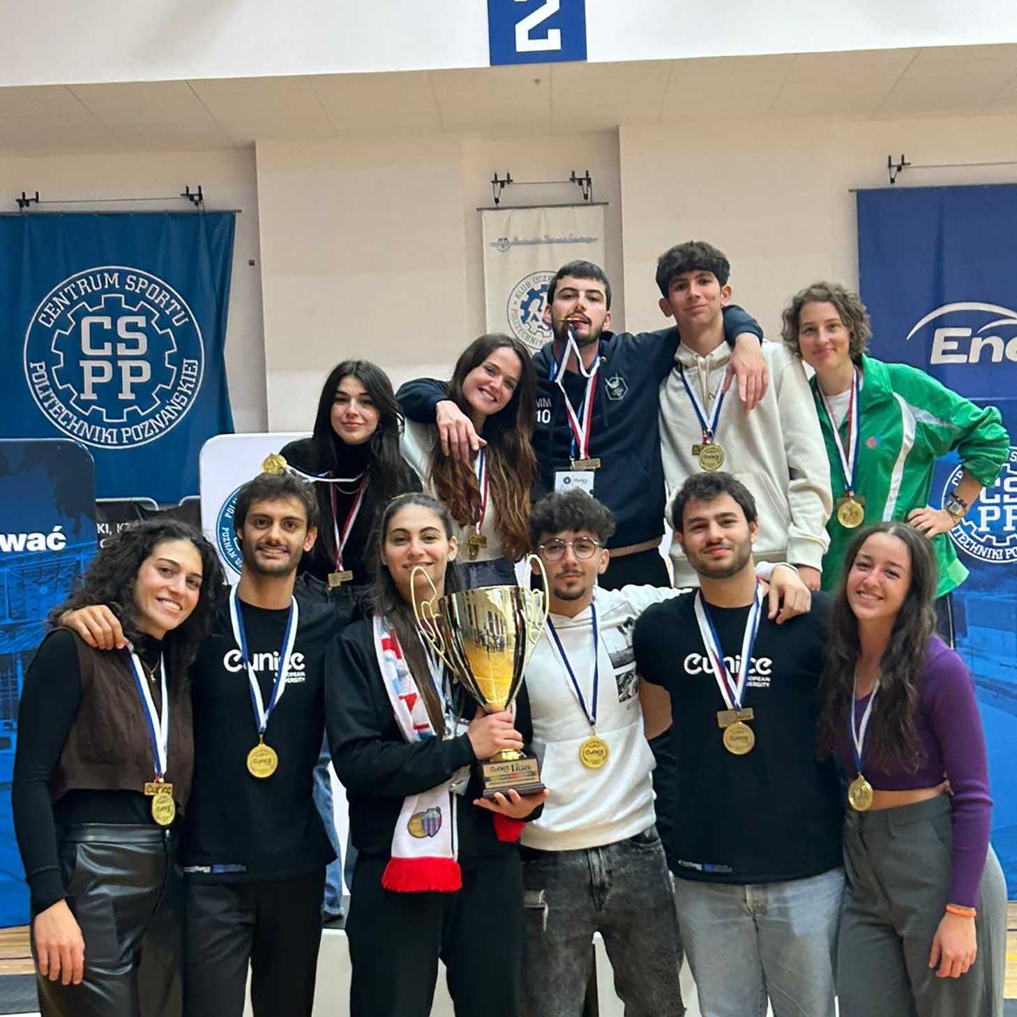 Il team Unict vittorioso a Poznan