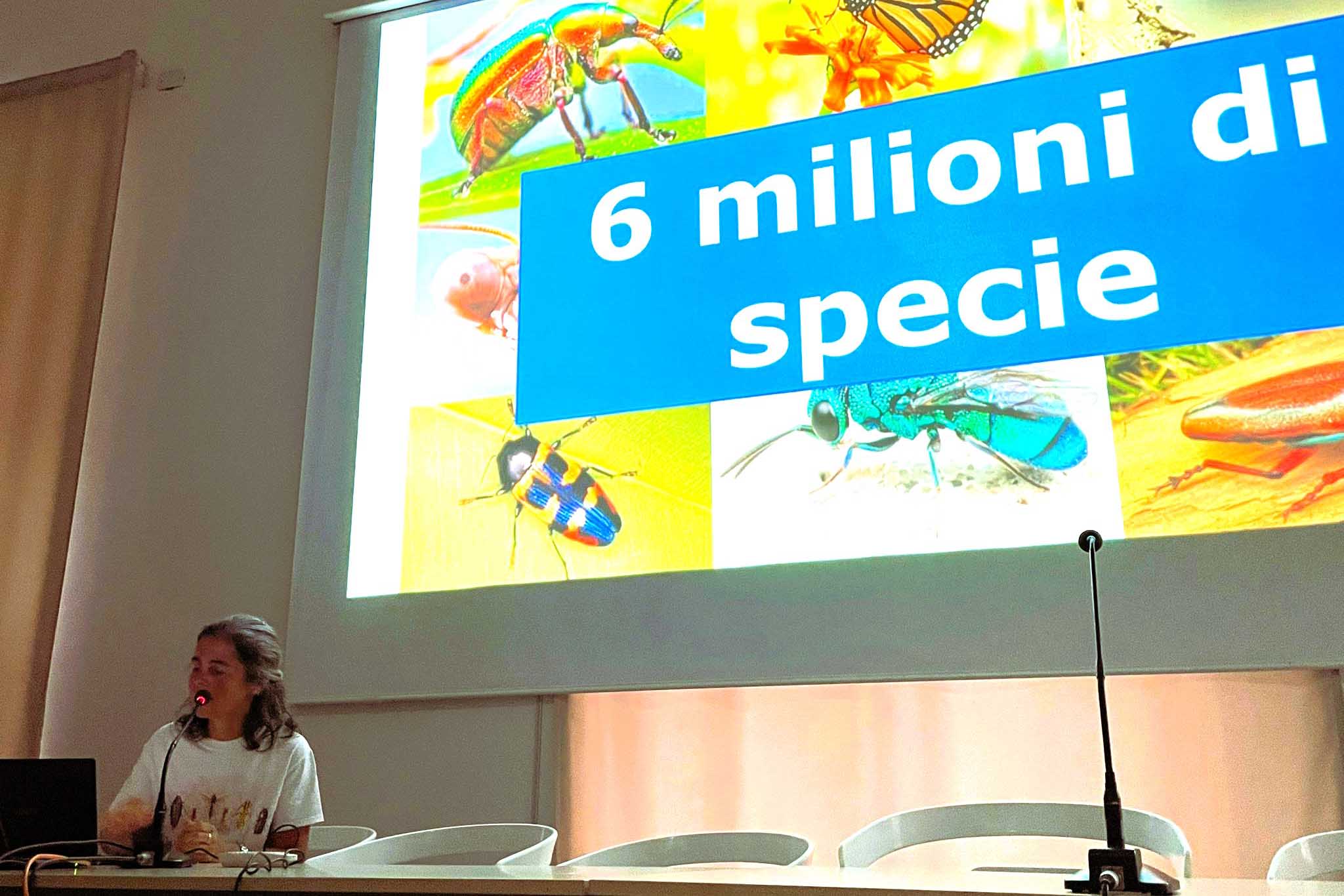 Un momento dell'intervento della prof.ssa Lucia Zappalà