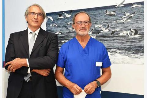 In foto da sinistra Massimiliano Veroux e Paolo Scollo (foto Ansa)
