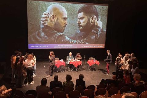 Un momento della presentazione del libro