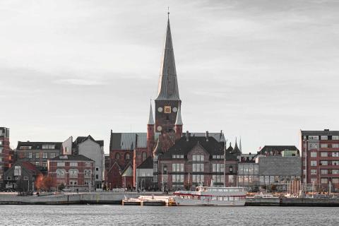 Uno scorcio della città di Aarhus