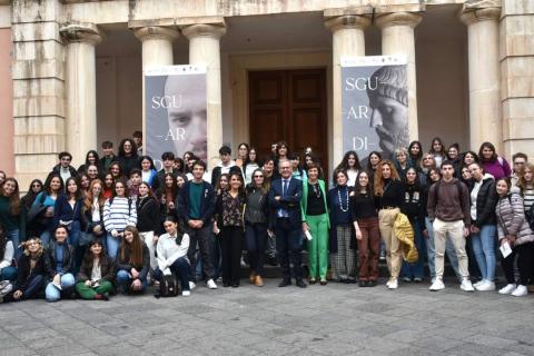 I maturandi in visita alla Scuola Superiore dell'Università di Catania