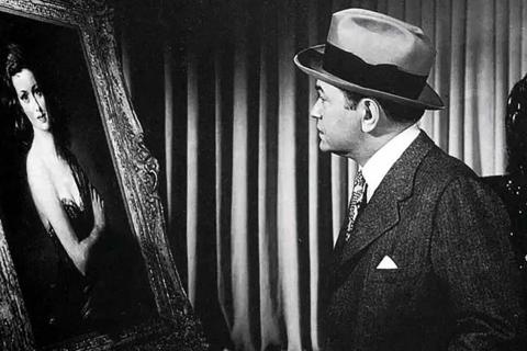 Una scena del film "La donna del ritratto" di Fritz Lang