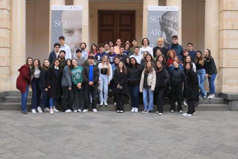 I 40 liceali che hanno frequentato le lezioni alla Scuola Superiore di Catania