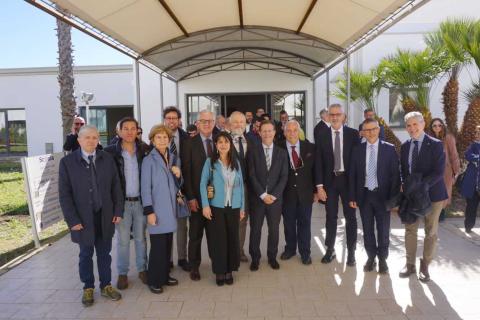 La delegazione Unict nella sede della Scuola dello Sport a Ragusa