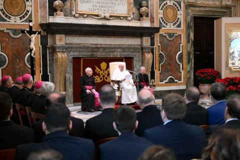 un momento dell'udienza (foto: Vatican News)