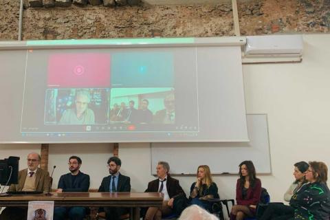 Il tavolo dei relatori