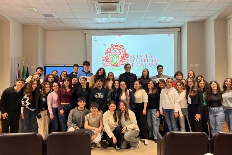 I partecipanti allo stage di preparazione alle Olimpiadi di Neuroscienze