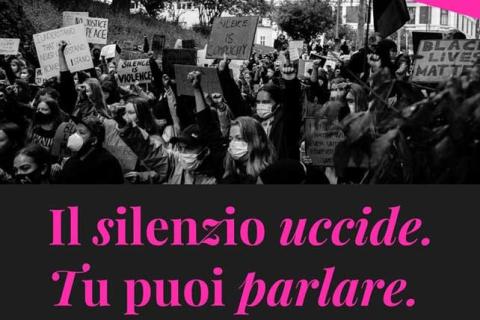 il silenzio uccide. tu puoi parlare