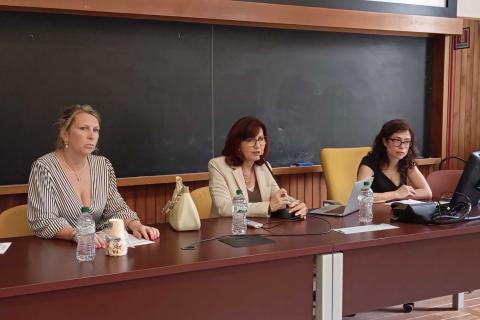 In foto da sinistra Cinzia Recca, Loredana Cardullo e Cristina Soraci