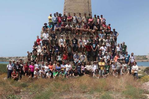 Foto di gruppo dei Paleodays 2025 all’Isola di Capo Passero