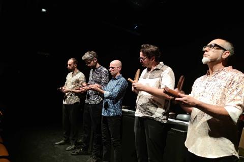 Il Lugano Percussion Ensemble in concerto al festival Rebound
