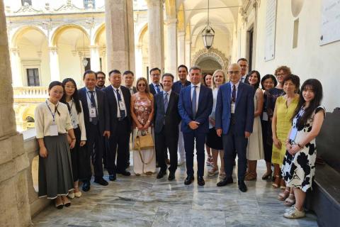 I rappresentanti delle due delegazioni