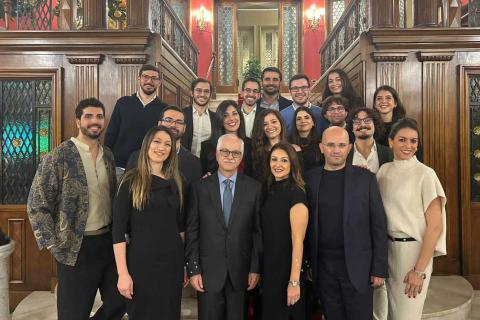 I componenti della Uoc di Endocrinologia del Policlinico di Catania