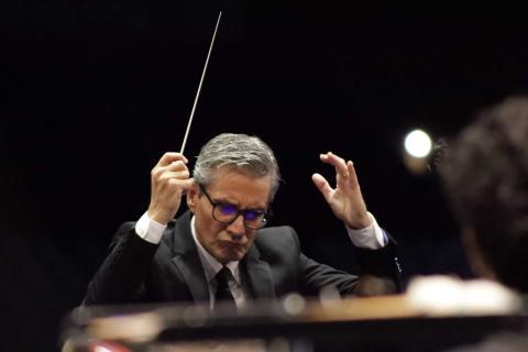 Il direttore d’orchestra Eliseo Castrignanò