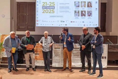 Un momento della premiazione