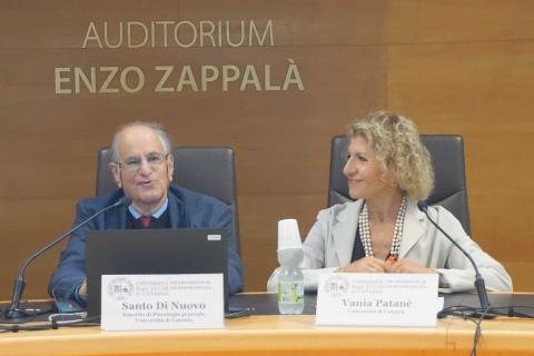 I docenti Santo Di Nuovo e Vania Patanè