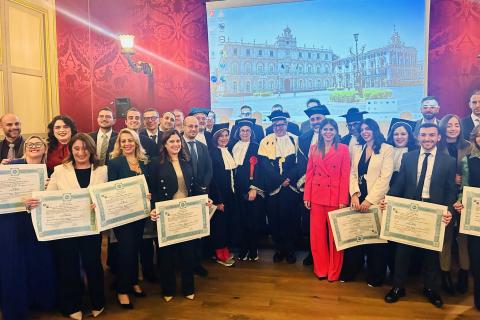 I 35 allievi che hanno conseguito il master