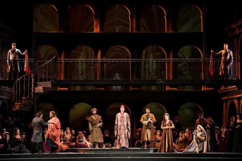 Un momento dello spettacolo