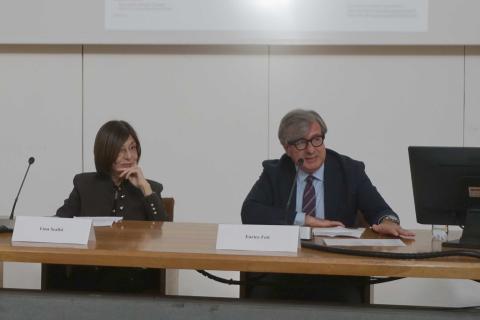 La prorettrice Lina Scalisi e il rettore Enrico Foti