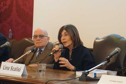 I docenti Gino Fornaciari e Lina Scalisi