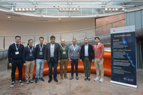 I sei keynote insieme con i docenti Viccaro, Spampinato e Farinella