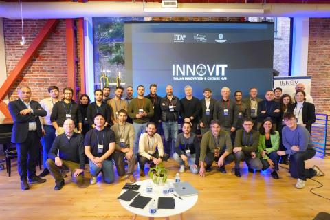 I partecipanti all'iniziativa nei locali di Innovit
