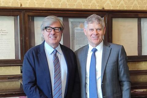 In foto Enrico Foti e Salvatore Malandrino