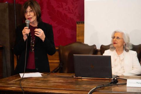 Le docenti Lina Scalisi e Margherita Ferrante