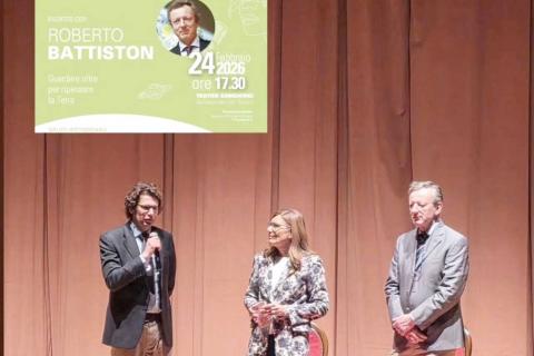 In foto da sinistra Gianluca Giustolisi, Ida Nicotra e Roberto Battiston