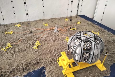 Il modellino del progetto Km3Net