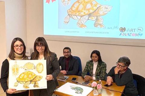 Martina Lucibello premiata dalla docente Anna Maria Pappalardo