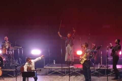 Un momento dello spettacolo