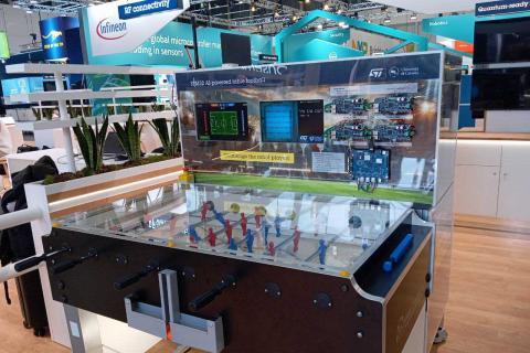 Il calcio balilla robotico di Unict