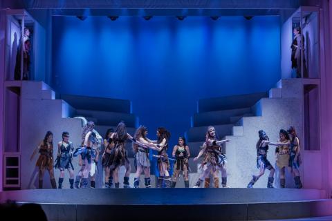 Un momento dello spettacolo