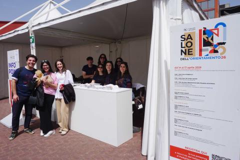 Studenti in visita al Salone dell'Orientamento