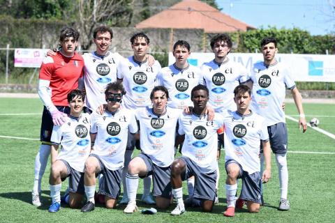 La squadra di calcio del Cus Catania