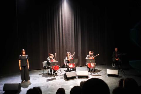 Un momento dello spettacolo