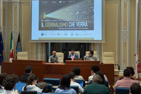 In foto da sinistra  Simone Olivelli Giorgio Romeo Gabriele Cruciata