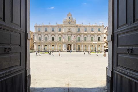 Il Palazzo centrale dell'Università di Catania
