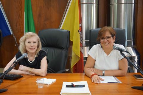 Paola Malanotte-Rizzoli e Rosaria Ester Musumeci