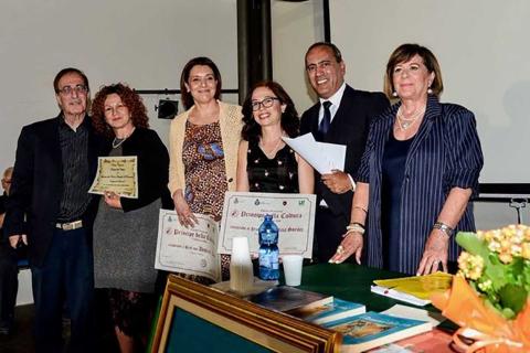 Un momento della premiazione