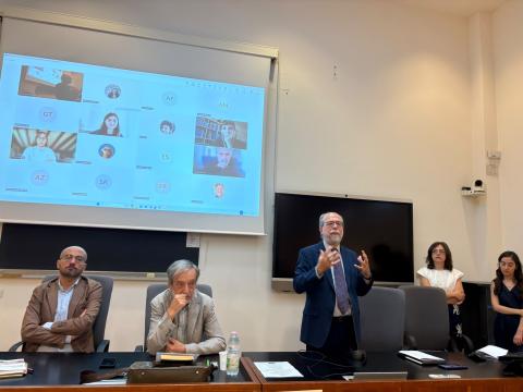 In foto da sinistra Giuseppe Palazzolo, Sebastiano Vecchio, Antonio Sichera