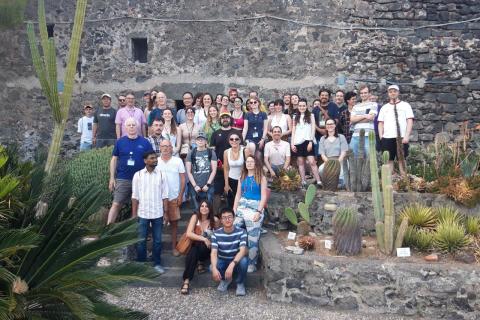 Un momento della Summer school sulla rupe del Castello Normanno