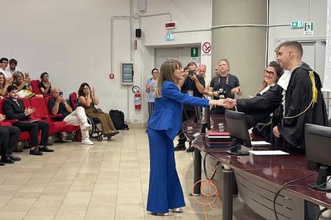 un momento della proclamazione
