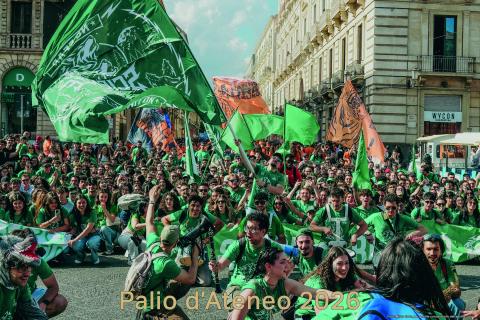 Una immagine del team del Dmi al Palio d'ateneo 2026