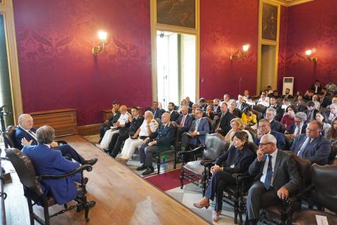 Un momento dell'incontro