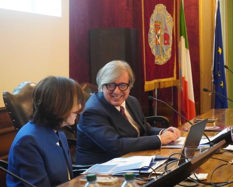 Il rettore Enrico Foti